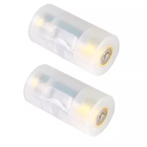 AA to C Battery Converter Dummy Battery Case (x2) - Picture 1 of 2