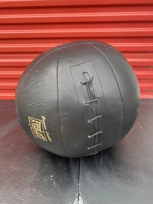 Vintage Everlast Genuine Leather Choice Of Champions Medicine Ball Made In USA - Image 1 of 4