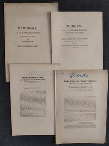 KONFERENZ 1930 ORGANISATION DES ITALIENISCHEN ADELSKORPS - 4 Hefte - Bild 1 von 5