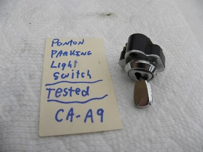 Mercedes Benz Ponton W120 W105 W180 W121 190SL ON-ON Dash Parking Light Switch f Foto 1 de 4