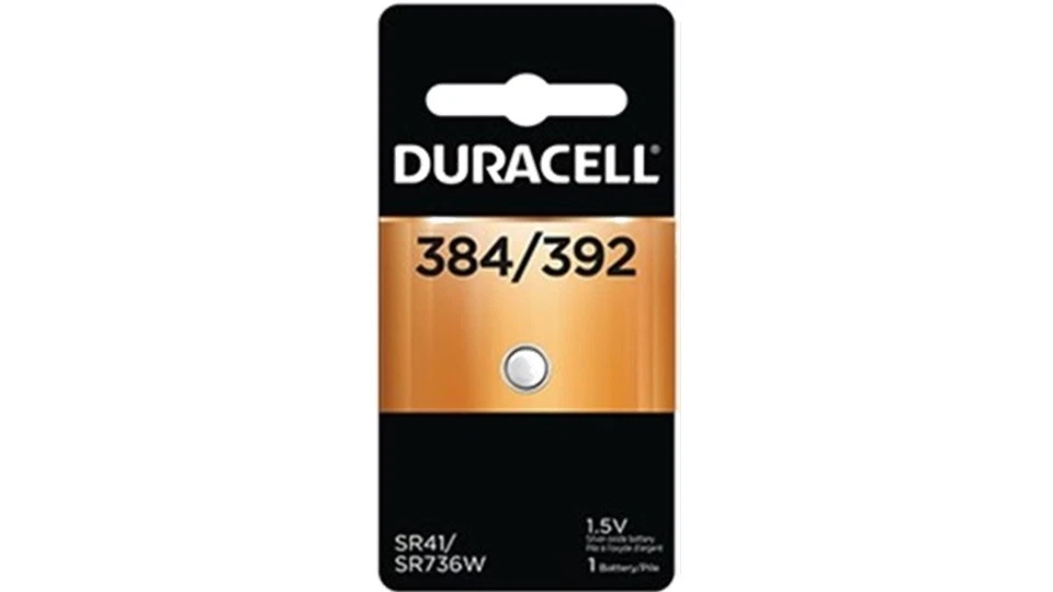 24 384/392 Duracell Silver Oxide Batteries (AG3, LR41, MS312, SP384, SP392,SR41) - Image 1 of 1
