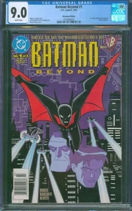 Batman Beyond #1 ⭐ NEWSSTAND EDITION - UPC VARIANT ⭐ CGC 9.0 Terry McGinnis 1999 - Picture 1 of 2