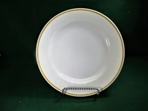 Plato de almuerzo Limoges vintage de línea dorada suave y banda dorada de Haviland & Co - Imagen 1 de 3