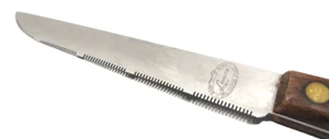 Vintage 6" Blade LAMSON & GOODNOW Stainless Serrated Saw Teeth Chef Knife USA  - Picture 1 of 10