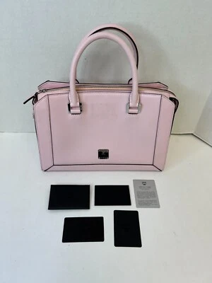 Bolso de Mano/Bolso MCM Rosa Tiza Saffiano Nuovo 864408 Foto 1 de 4