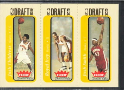 2004-05 Fleer Tradition Josh Childress/Ivey/Josh Smith Draft Day Rookies #/375 Foto 1 de 2