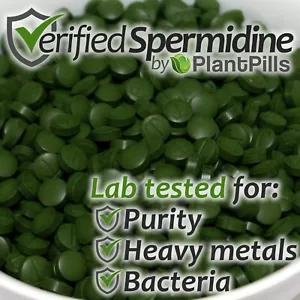 250 grams PlantPills Whole Food Spermidine Tablets Lab Verified at 240mg/250g - Picture 1 of 9