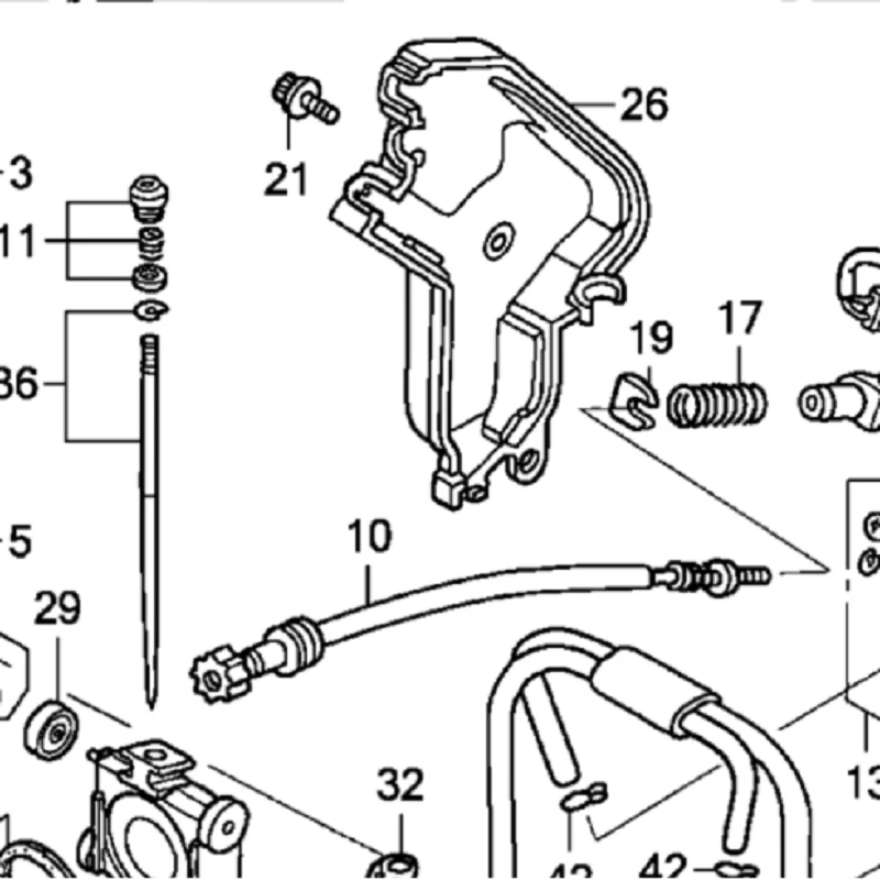 Cubierta del acelerador del carburador para Honda TRX450R TRX450ER 2006-2014 Foto 1 de 1