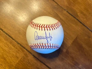 AARON JUDGE SIGNED GAME USED BALL 2022 YR MVP 62HR RECORD 2-HR GAME FANATICS - Picture 1 of 4