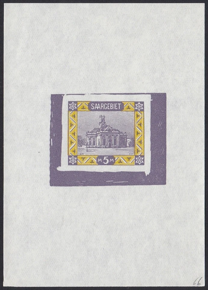 Saar Sc81 St. Ludwig’s Cathedral, Architecture, Rare Proof - Image 1 of 1