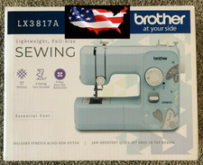 New Brother LX3817A 17-Stitch Full-size Sewing Machine Aqua Turquoise USA SELLER