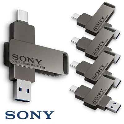 SONY USB Memory Stick Flash Pen Drive USB 3.0 High Speed 128GB to 2TB Metal Portable