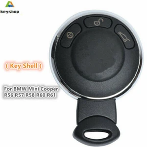 3 Button Smart Remote Key Shell Case Fob For BMW Mini Cooper R56 R57 R58 R60 R61 - Imagen 1 de 3