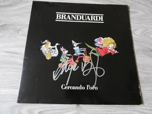 Angelo Branduardi Autogramm signed LP-Cover "Cercando l`oro" Vinyl - Picture 1 of 1