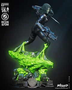 Gamora Comic Version 3D Printed Figure, Unpainted Marvel Assassin Model Kit - Picture 1 of 5