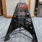 Dean Tyrant-X Flying-V Guitar Black ARCH ENEMY Michel Amott Model