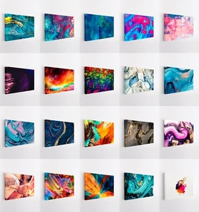 Abstrakt Bild Modern Motiv Horizontal Leinwand Wandbilder Bilder Vlies - Foto 1 di 91