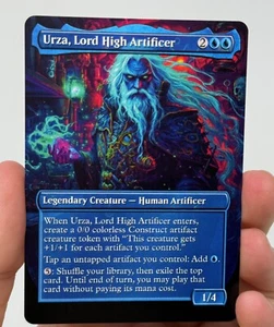 Urza, Lord High Artificer Proxy Card with Custom designed art - Bild 1 von 2