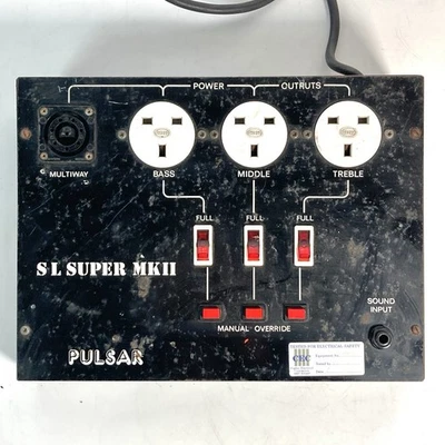 Pulsar SL Super Mk II retro disco lighting controller sound to light  - Image 1 of 4