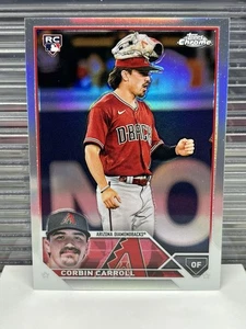 2023 Topps Chrome #95 Corbin Carroll RC Image Variation Refractor SP - Picture 1 of 2