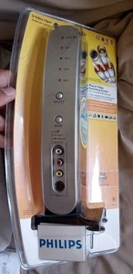 Philips PH61153 AV Switcher 4 Port Automatic Switch Box New Sealed !PICS! - Picture 1 of 5