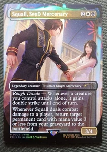Mtg Rare Individual Winning Promo Seed Mercenary Squall Borderless Foil - Picture 1 of 8