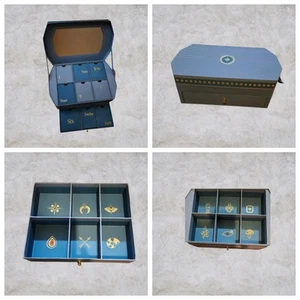 Calendario de Adviento Harvey Nichols Missoma 12 Días Los más vendidos Joyería de Oro Caja Azul - Imagen 1 de 23