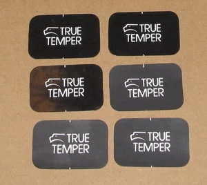 6 Stück True Temper Fahrrad Rahmen & Gabel Aufkleber 2" x 1-1/4" - Bild 1 von 1