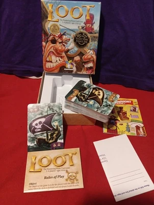 Gamewright "LOOT" Plundering Pirate Card Game Complete EXCELLENT Fast Shipp 10+ - Image 1 of 4
