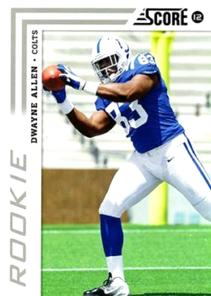 2012 Score Glossy #330 Dwayne Allen RC Indianapolis Colts - Image 1 of 1