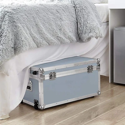 VIN® Armored Trunks - Cosmic Smoke Blue by DormCo - 28.35" x Cosmic Smoke Blue 2 - Image 1 of 4