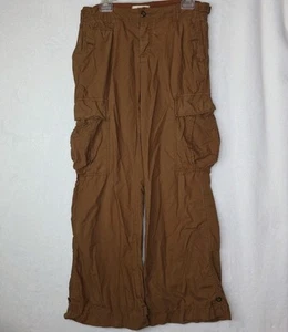 Vintage Ralph Lauren Polo Jeans Co 1967 Womens Pants 12 Brown Flight Cargo Y2K - Picture 1 of 5