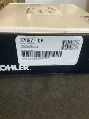 Anillo de toalla Kohler. Cromo pulido. 37057-CP J6 Foto 1 de 4