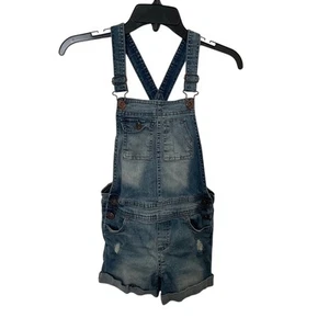 Lucky Brand Girl’s Denim Shortalls - Size 10 - Picture 1 of 7