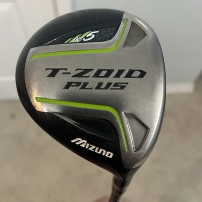 "Mizuno T-Zoid Plus 5 madera 19* destornillador de calle flexible regular varilla de grafito 41,5""" Foto 1 de 4