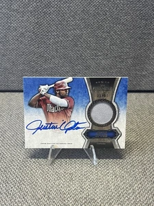 2012 Topps Five Star Justin Upton Relic Auto Game Used Jersey Patch /97 #FSAR-JU - Picture 1 of 3