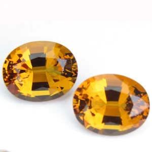 5.30Cts Stunning Natural Madeira Citrine 10x8mm Oval Shape Matching Pair - Picture 1 of 6