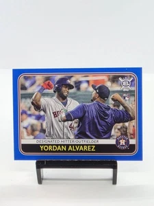 Topps Big League 2020 Yordan Álvarez azul novato Houston Astros #123 - Imagen 1 de 3