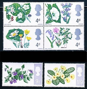 UK/GB/UNITED KINGDOM 1967 FLOWERS mnh - Picture 1 of 1