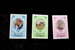 ANTIGUA 1981 ROYAL WEDDING S 623-625 MNH - Picture 1 of 4