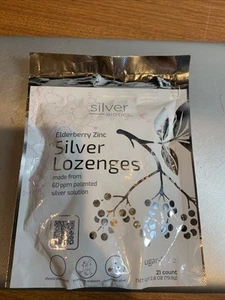 Silver Biotics Sugar-Free Colloidal Silver Lozenges | 60 Ppm Silversol | Immune - Picture 1 of 2