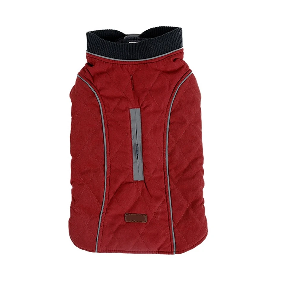 Retro Design Cozy Winter Dog Jacket Vest Warm Pet Outfit Clothing - Image 1 of 3