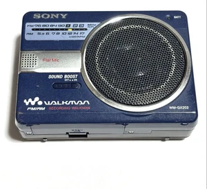 SONY Recording Walkman Radio Cassette Recorder WM-GX202 Betrieb bestätigt - Bild 1 von 9