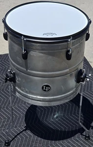 LP Latin Percussion Raw 16X16 Street Can Floor Tom Drum - Picture 1 of 4