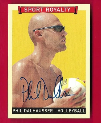 2008 Goudey Sport Royalty Phil Dalhausser en tarjeta automático voleibol 'Goat' #GSR-PD Foto 1 de 3
