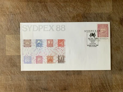AUSTRALIA 1988 PSE 149 FDI NSW 1d STAMP SYDPEX 88 SYDNEY NSW CACHET - Image 1 of 2