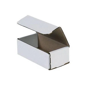 50- 6x3x2 White Corrugated Carton Cardboard Packaging Shipping Mailing Box Boxes - Picture 1 of 1