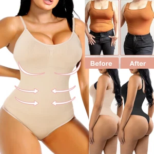 Sculpting Bodysuit for Women Tummy Control Seamless Shapewear Slim Body Shaper - Picture 1 of 39