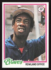 Rowland Office 1978 Topps #632 Atlanta Braves EX+ {0416