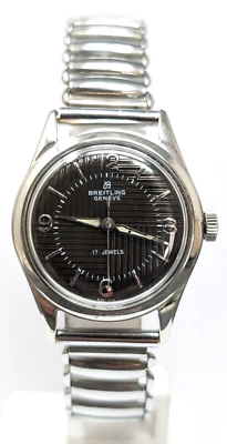 Orologio Breitling mechanical montre vintage stainless steel unisex 30mm swiss - Immagine 1 di 4